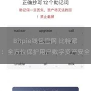 Bitpie钱包官网 比特派：全方位保护用户数字资产安全