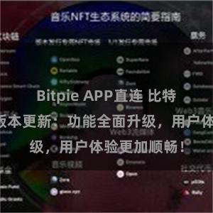 Bitpie APP直连 比特派钱包最新版本更新：功能全面升级，用户体验更加顺畅！