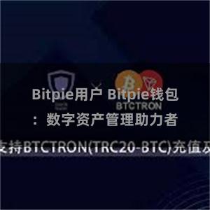 Bitpie用户 Bitpie钱包：数字资产管理助力者