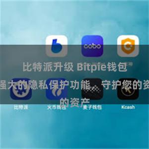 比特派升级 Bitpie钱包：强大的隐私保护功能，守护您的资产