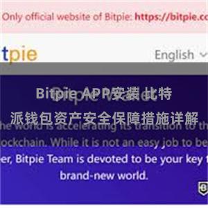 Bitpie APP安装 比特派钱包资产安全保障措施详解