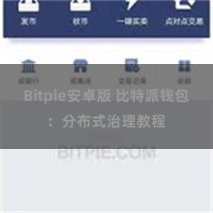 Bitpie安卓版 比特派钱包：分布式治理教程