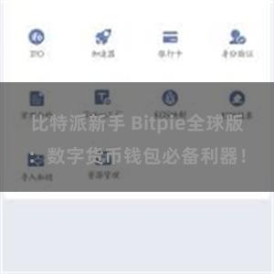 比特派新手 Bitpie全球版：数字货币钱包必备利器！
